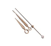 YELEMEABHB NH35 - Espada de manecillas Plateadas en Oro Rosa, Tres manecillas sin manecillas Luminosas, Accesorios for Relojes NH35, NH36, 4R y 7S, Movimiento automático. Mano(NW44)