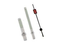 YELEMEABHB Piezas del Reloj Esfera Superior cepillada Dos Lados Brillantes 3 Caras C3 Verde Luminoso Ajuste NH34 35 36 38 70 Movimiento Manecillas del Reloj Mano(Silver Black Red)