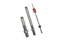 YELEMEABHB Piezas del Reloj Esfera Superior cepillada Dos Lados Brillantes 3 Caras C3 Verde Luminoso Ajuste NH34 35 36 38 70 Movimiento Manecillas del Reloj Mano(Gun Orange)