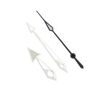 YELEMEABHB Puntas de Flecha SKX007 compatibles for manecillas de Reloj for Movimiento automático NH34, 35, 36, 38 y 70 Mano(Silver Black)