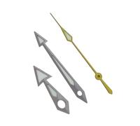 YELEMEABHB Puntas de Flecha SKX007 compatibles for manecillas de Reloj for Movimiento automático NH34, 35, 36, 38 y 70 Mano(Gun Yellow)