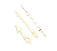 YELEMEABHB Puntas de Flecha SKX007 compatibles for manecillas de Reloj for Movimiento automático NH34, 35, 36, 38 y 70 Mano(Shiny Gold)