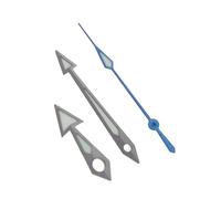 YELEMEABHB Puntas de Flecha SKX007 compatibles for manecillas de Reloj for Movimiento automático NH34, 35, 36, 38 y 70 Mano(Gun Light Blue)
