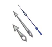 YELEMEABHB Puntas de Flecha SKX007 compatibles for manecillas de Reloj for Movimiento automático NH34, 35, 36, 38 y 70 Mano(Gun Dark Blue)