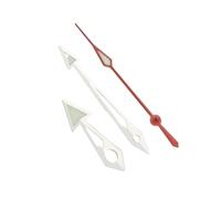 YELEMEABHB Puntas de Flecha SKX007 compatibles for manecillas de Reloj for Movimiento automático NH34, 35, 36, 38 y 70 Mano(Silver Red)