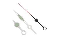 YELEMEABHB Reloj 1059 Style Mods Super C3 for Esfera Verde Luminosa, Compatible for NH34, 35, 36, 38 y 70, Movimiento SKX007, manecillas del Reloj Mano(Silver Black Red)