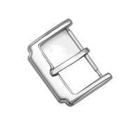 YELEMEABHB Reloj brillante for hebilla de aguja, material acero inoxidable, accesorios bricolaje, cinturón for hombres y mujeres 12 14 16 18 20 22 mm Cierre de reloj(F,16mm)