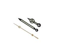 YELEMEABHB SKX007 Ajuste clásico NH34 35 36 38 70 Movimiento automático Manecillas Verdes Mano(Black Gold)