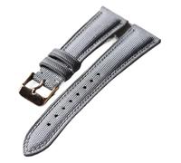 YELEMEABHB Tela Oxford + correa de cuero genuino, 18 19 20 22 mm, liberación suave y rápida, retro a prueba de polvo, impermeable y resistente al desgaste. Correa de reloj(B Rose gold,19mm)