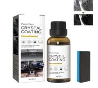Yelewy Restaurador De Plástico para Coche,Agente De Restauración De Piezas De Plásticos para Automóviles,Kit Limpieza Coche Interior para Automóviles para Mantenimiento Exterior/Interior De Plástico