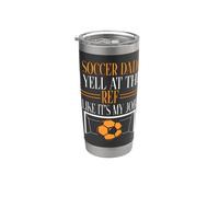 Yell at the Ref like its my job Soccer Dad Vaso térmico de acero inoxidable de doble pared