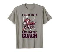 Yell at The TV Like I'm The Coach Statement Costume Camiseta