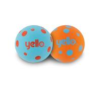 Yello Bolas de Goma para Perro, Paquete de 2, Bolas de Juguete Resistentes y duraderas para Perros, Bolas de búsqueda de Alto Rebote, Pelota de Goma Compatible con Lanzador para Jugar y Entrenar