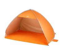 Yello Refugio de Playa desplegable | 2-3 Personas con protección UV UPF 50+, Refugio Solar Ligero de Playa, fácil de Instalar, Playa, Camping, Picnic, Naranja
