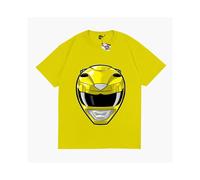 (Yellow,5XL)Camiseta Ligera Mighty Morphin Power Rangers Patrón Floral Para Hombre Ropa Verano