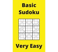 Yellow Basic Sudoku Book, 9x9 Puzzles, 150 Pages, 5x8, Very Easy