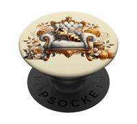 Yellow Bee Accessories For Women Bee Keepers and Queen Bee PopSockets PopGrip Adhesivo