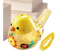 Yellow Bird Water Whistle - Authentic Bird Song Creator & Musical Toy | Novelty Water-Fillable Biŕd Whistle For Realistic Warbling Sounds | Funny Birthday Present
