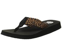 Yellow Box Soleil, Chanclas Mujer, Leopardo, 36.5 EU
