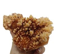 Yellow Calcite Flower Crystal ore Ornaments Home Decor(Size:600-700g)