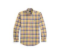 Yellow Camisa oxford con cuadros Custom Fit XL