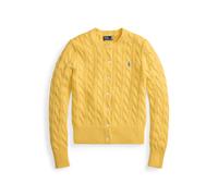 Yellow Cárdigan de algodón en punto de ochos XL