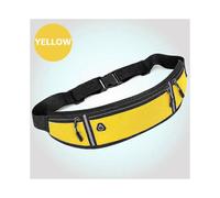 (Yellow Color) Professional Running Waist Bag Sports Belt Pouch Mobile Phone Case Men Women Hidden Pouch Gym Sportsbags Running Belt Waist Pack