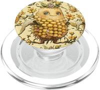 Yellow Corn On The COB Decor For Girls and Farmer Whimsical PopSockets PopGrip para MagSafe