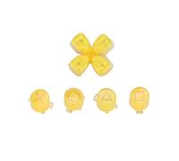 (Yellow) D-pad Move Action Dpad For Key Abxy X Buttons Set Repair Part Replacement Forps