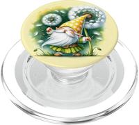 Yellow Dandelion Decor For Gnome Lover Make A Little Wish PopSockets PopGrip para MagSafe