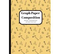 Yellow Graph Paper Composition Notebook: 4x4 Quad Ruled | Large 8.5 x 11 Inch Graph Book for Math, School, Engineering & Drawing (100 Pages): Minimal ... Teachers, Geometry, STEM & Technical Work