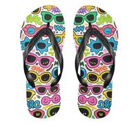 Yellow Hair Bunny Anime - Chanclas de goma para hombre y boda, Gafas de sol Doodle, Large Wide