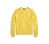 Yellow Jersey de algodón en punto de ochos S