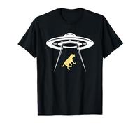 Yellow Lab Mom Dad Labrador Retriever Mama Spaceship Camiseta