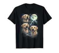 Yellow Labrador Retriever Moon Dog Lover Camiseta