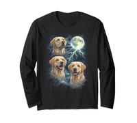 Yellow Labrador Retriever Moon Dog Lover Manga Larga