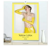 Yellow Latex (hochwertiger Premium Wandkalender 2026 DIN A2 hoch), Kunstdruck in Hochglanz: Glänzend sexy in Gelb