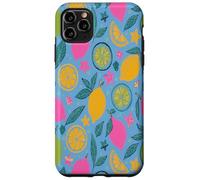 Yellow Lemons Italian Summer Fruit and Flower Vibes Carcasa para iPhone 11 Pro Max