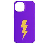 Yellow Lightning Bolt Carcasa para iPhone 15