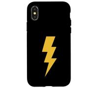 Yellow Lightning Bolt Carcasa para iPhone X/XS