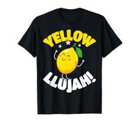 Yellow Llujah Cute Lemon Pun Kawaii Happy Fruit Camiseta