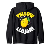 Yellow Llujah Cute Lemon Pun Kawaii Happy Fruit Sudadera con Capucha