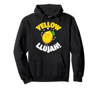Yellow Llujah Cute Lemon Pun Kawaii Happy Fruit Sudadera con Capucha