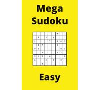 Yellow Mega Sudoku Book, 9x9 Puzzles, 100 Pages, 5x8, Easy