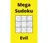 Yellow Mega Sudoku Book, 9x9 Puzzles, 150 Pages, 5x8, Evil