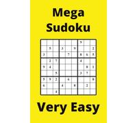 Yellow Mega Sudoku Book, 9x9 Puzzles, 250 Pages, 5x8, Very Easy