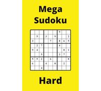 Yellow Mega Sudoku Book, 9x9 Puzzles, 50 Pages, 5x8, Hard