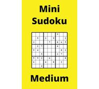 Yellow Mini Sudoku Book, 9x9 Puzzles, 150 Pages, 5x8, Medium