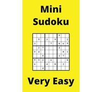 Yellow Mini Sudoku Book, 9x9 Puzzles, 150 Pages, 5x8, Very Easy