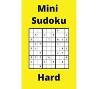 Yellow Mini Sudoku Book, 9x9 Puzzles, 250 Pages, 5x8, Hard
